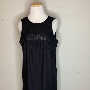 Vince Dress Black Sheath Sleeveless Sz 8